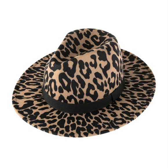 Trend Setter Diva Boutique Accessories - Leopard Print Fedora Hat